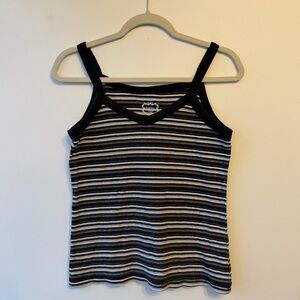 Reitmans Black and White Striped Camisole